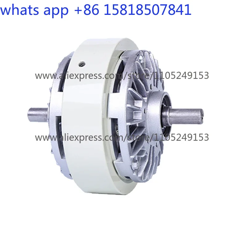 Extension shaft magnetic powder clutch 0.6~ 40KG winding FL50A-1 double shaft tension inflatable shaft magnetic powder brake