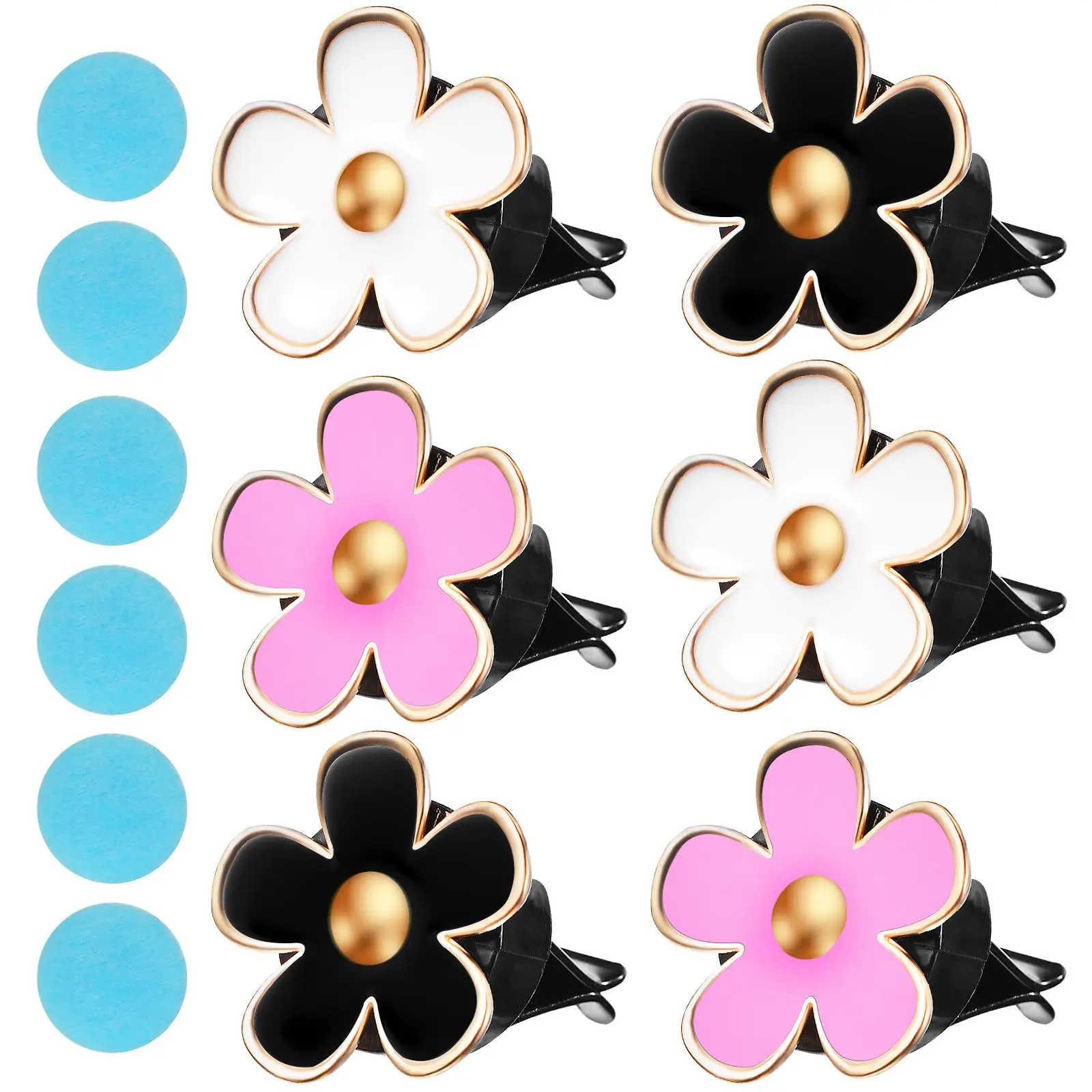 6 Pcs Car Aromatherapy Clip Vent Clips Cars Air Freshener Fresheners Perfume For Accessories Women