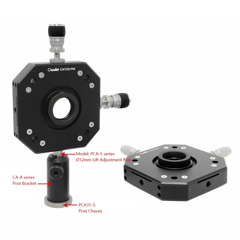 CXYZ2-M Series XYZ Translation Mounting Frame 60mm Coaxial System Adjustment Frame Frame Optical Experiment Adjustment Base