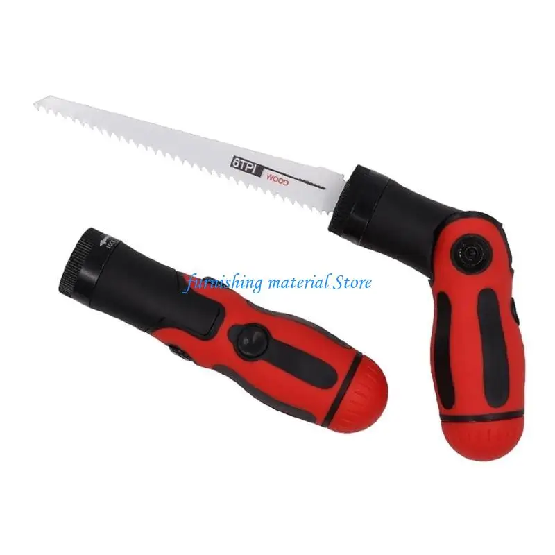 Y5GD Portable Handsaw Change Non Slip Rubber Coate Complession Handsaw Handle voor eenvoudig en comfortabel gebruik Handig