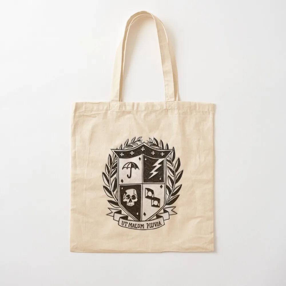 Umbrella Academy Crest (Variant) Tote Bag tote bag canvas custom bags Canvas Tote Bag