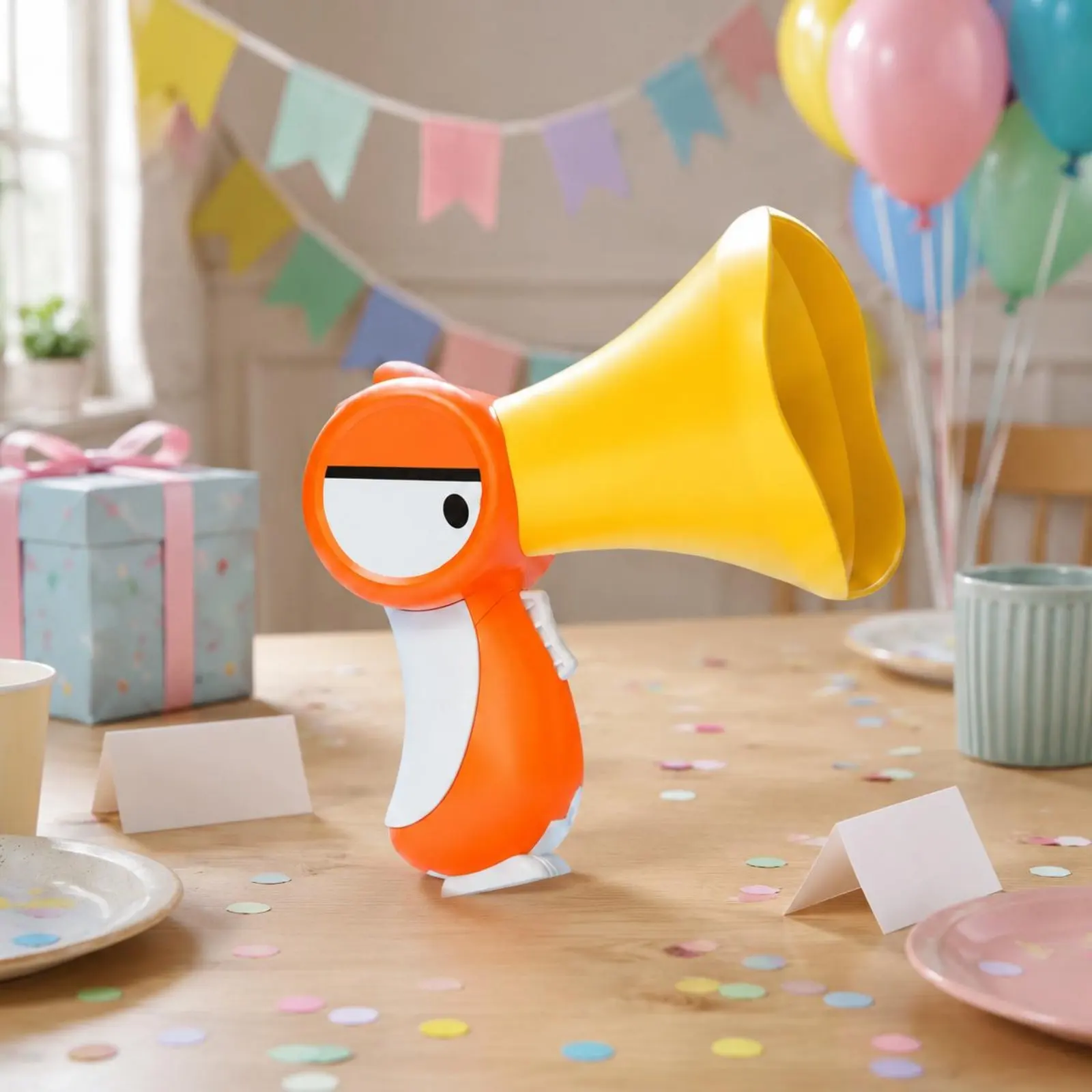 Cartoon Bird Voice Changer Wearable Bird Shaped Amplifier Kids Voice Changer Funny Novelty Toy Portable for Children, Playtime