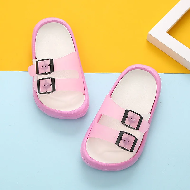 

Summer Slippers Kids For Girls Beach Shoes Baby Slipper Boys Home Flip Flop Children Outdoor Casual Shoes Korea Non-slip Light