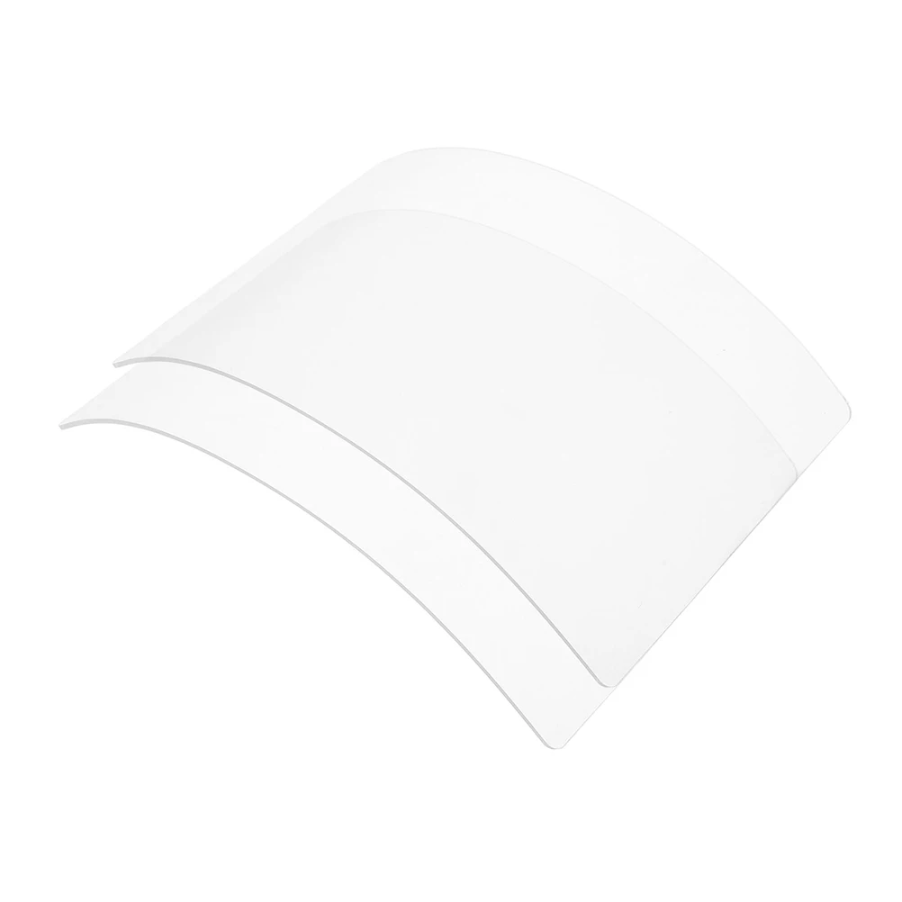 

2pcs Hood Lens Clear Organic Glass Replacement Dust Protection Fit Sandblasting Hoods Protective Screen Sandblasting