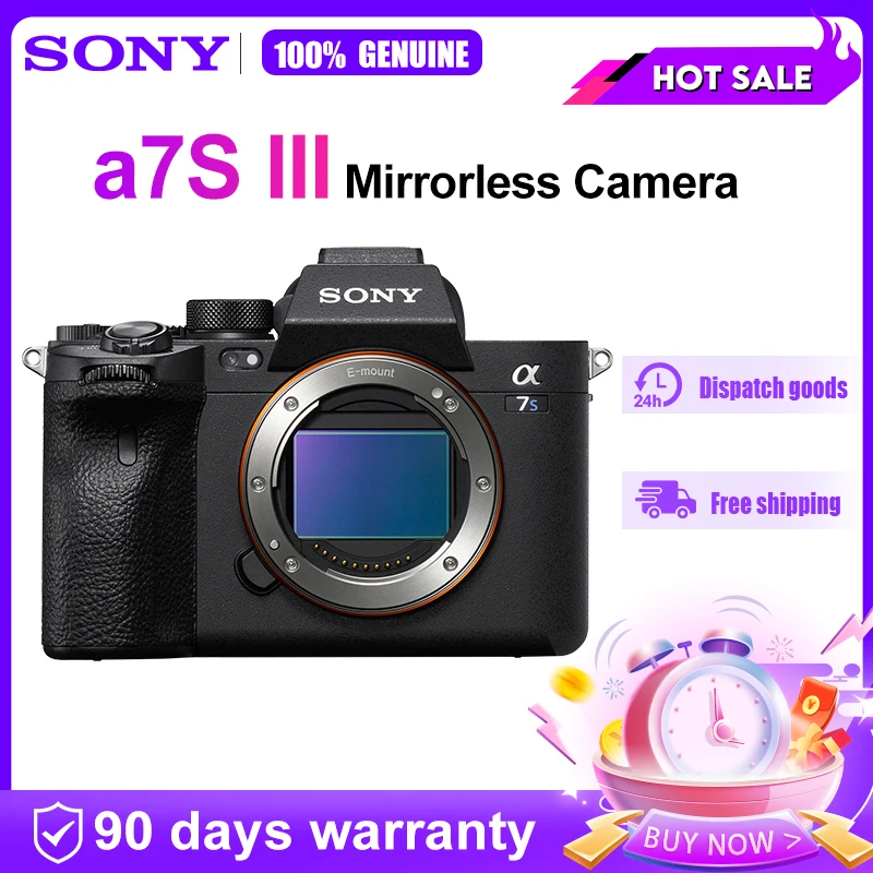 Sony Alpha A7S III Mirrorless Camera full frame professional digital camera for photographers to shoot 4K videos A7SIII camera