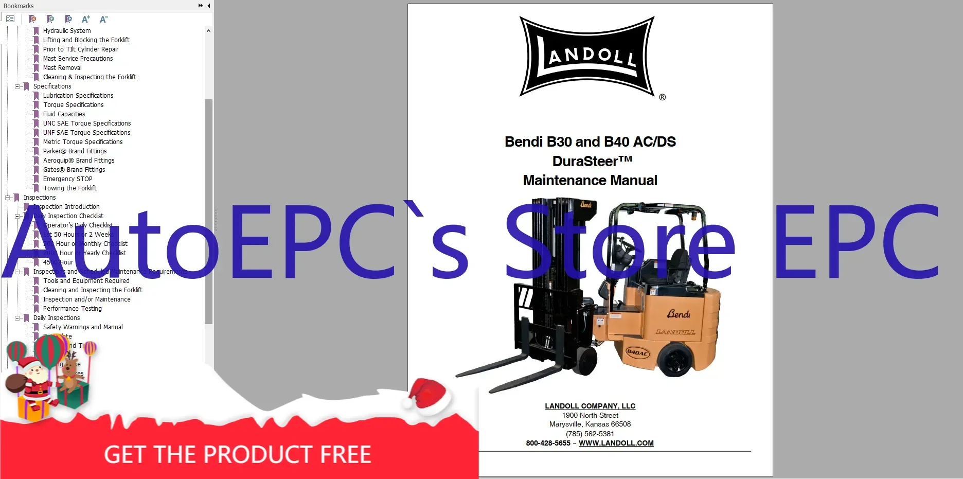 

AutoEPC AutoEPC Landoll Bendi Drexel Вилочные погрузчики 12,8 ГБ Детали для обслуживания оператора Руководства и схема PDF