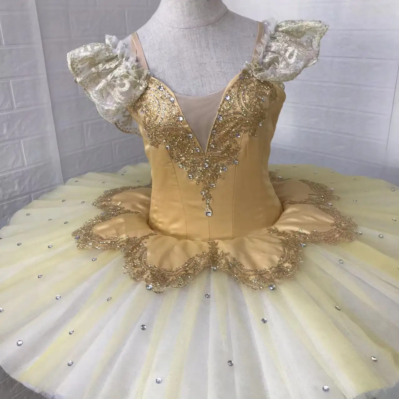 Saia de balé profissional clássico panqueca tutu fantasia personalização em qualquer cor