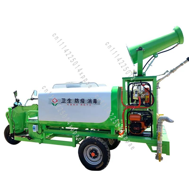 New Energy Electric Three-wheel Fog Cannon Multi-functional High-pressure Cleaning Vehicle,Small Sanitation and Greening Vehicle