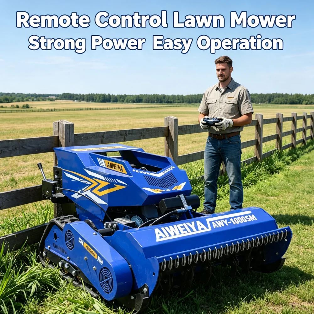 Customized Best Selling Remote Control Lawn Mower Lawn Mower Robot For Family Yard Lawn Fast Delivery
