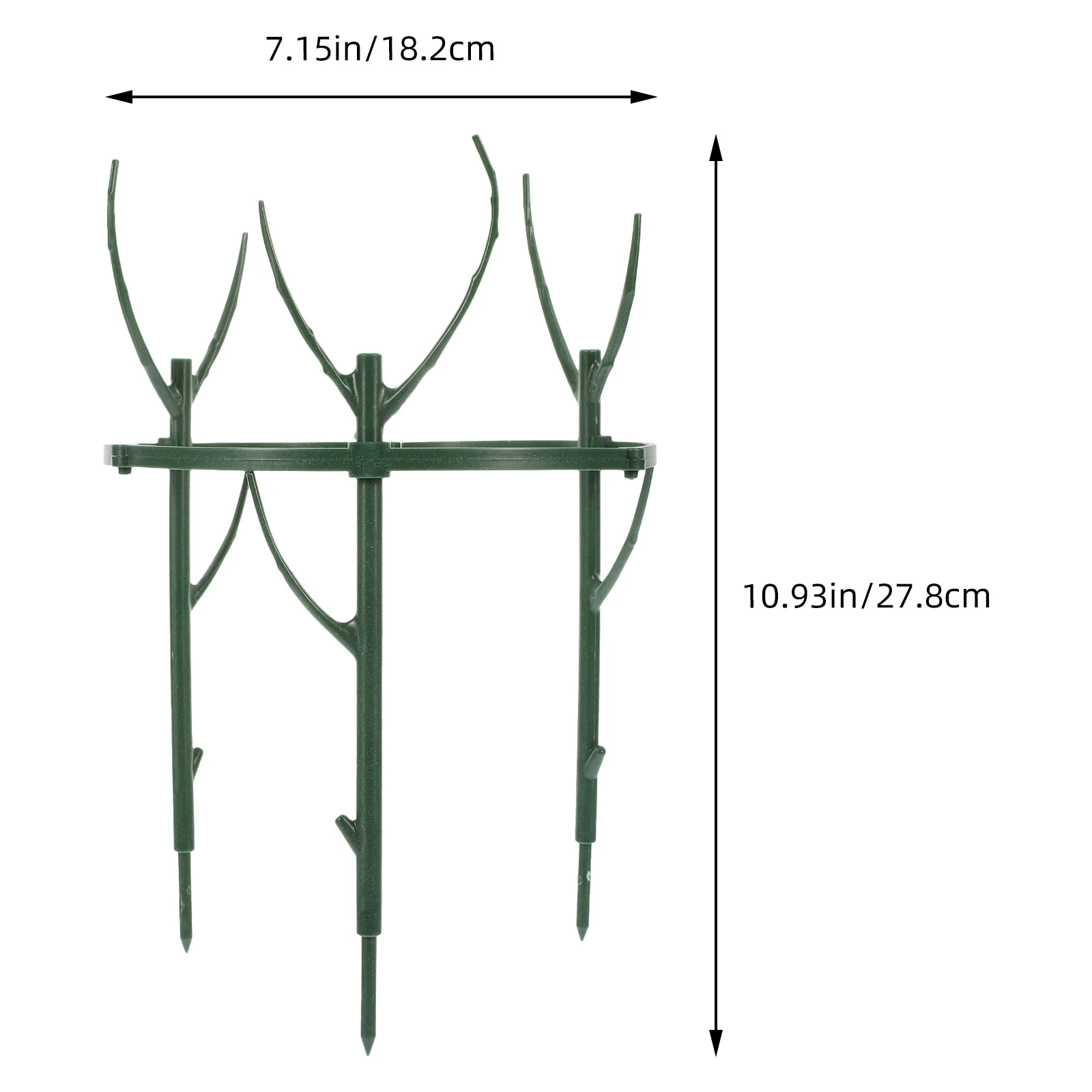 رف دعم قابل للتكديس على شكل غصين نباتي قابل للفصل للنباتات الداخلية والخارجية ومستلزمات الحدائق ودعم النباتات