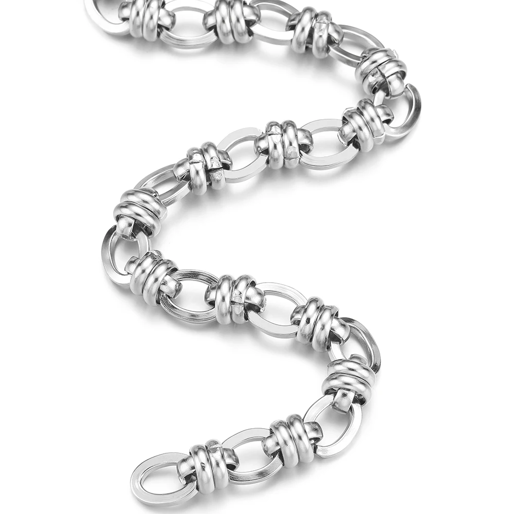 1 Meter Fashion Stainless Steel Square Wire Chains DIY Hip Hop Necklaces Findings Bracelets Supplies Jewelry Making Accessories