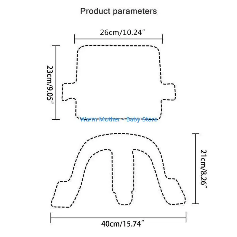 كرسي مرتفع محمول لسياج الأمان مسند ظهر سهل التركيب كرسي طعام للأطفال مقعد سفر لكراسي تناول الطعام العالية Stokk 57QE #6