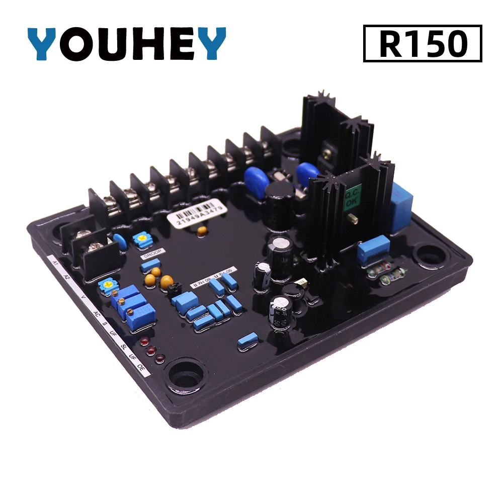 R150 AVR Automatic Voltage Regulator For Diesel Generator Set Compatible with Original Leroy Somer