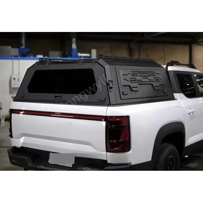 

Top quality Customized Hard Aluminum Alloy Truck Tub Topper Smart Cap Bed Canopy Hard Shell for BYD Shark 6 Easy Locking Waterp