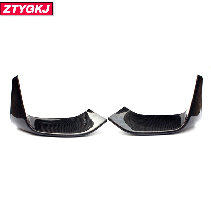 M Style 2 PCS High Quality Dry Carbon Fiber Front Bumper Aprons Lip Trims For BMW M3 F80 M4 F82 F83 2014-2020