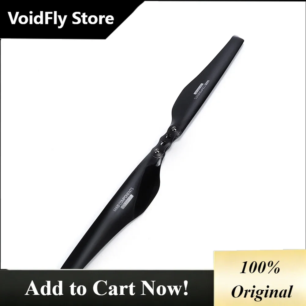 VoidFly 2026 New 18.2x5.9in RC Carbon Propeller CF Folding Dr-one Propeller Low Noise Dr-one Prop for Multirotor Dr-one Enduranc