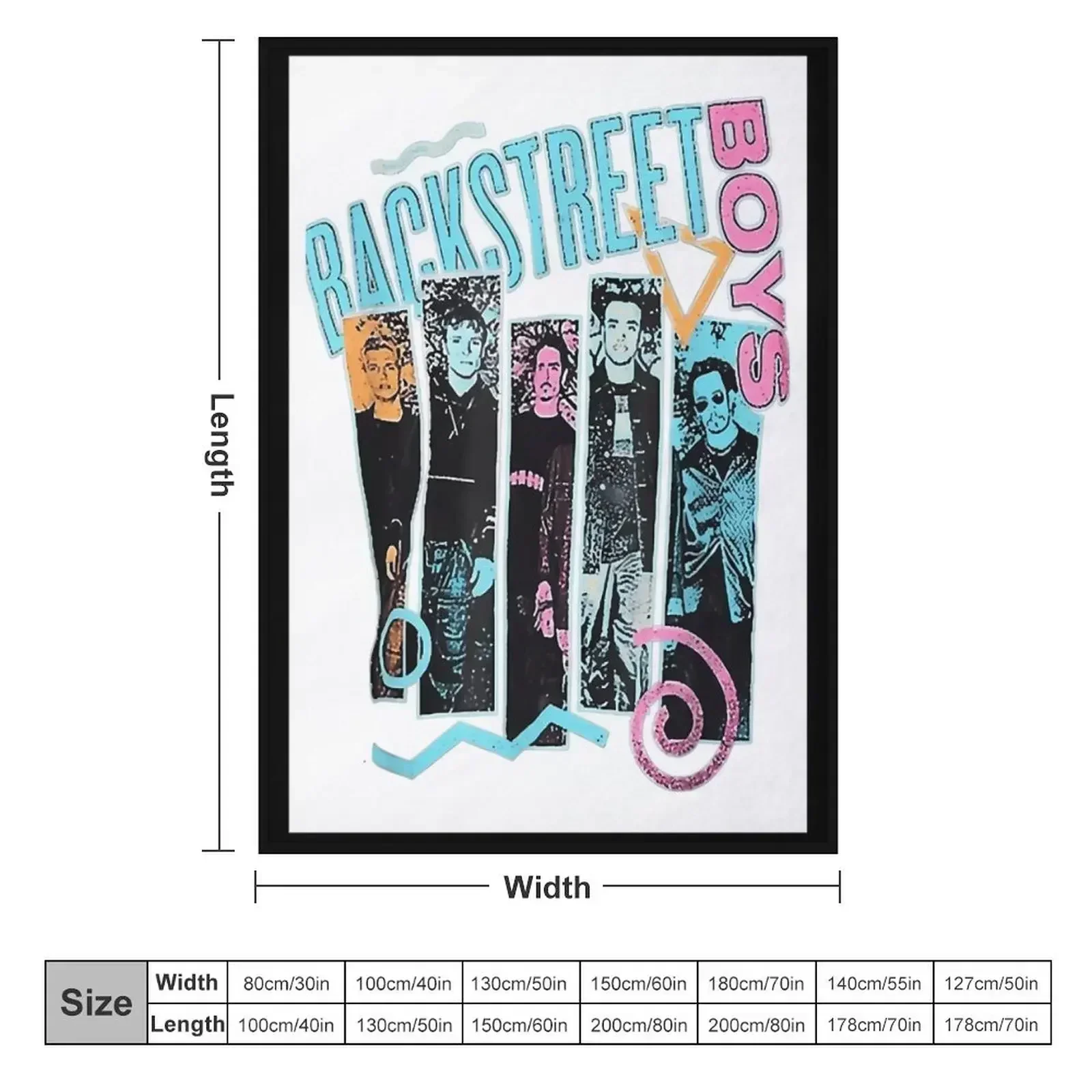 Backstreet Boys Backstreet Boys – Quit Playing Games Heart Throw Blanket Custom Vintage Stuffeds Blankets