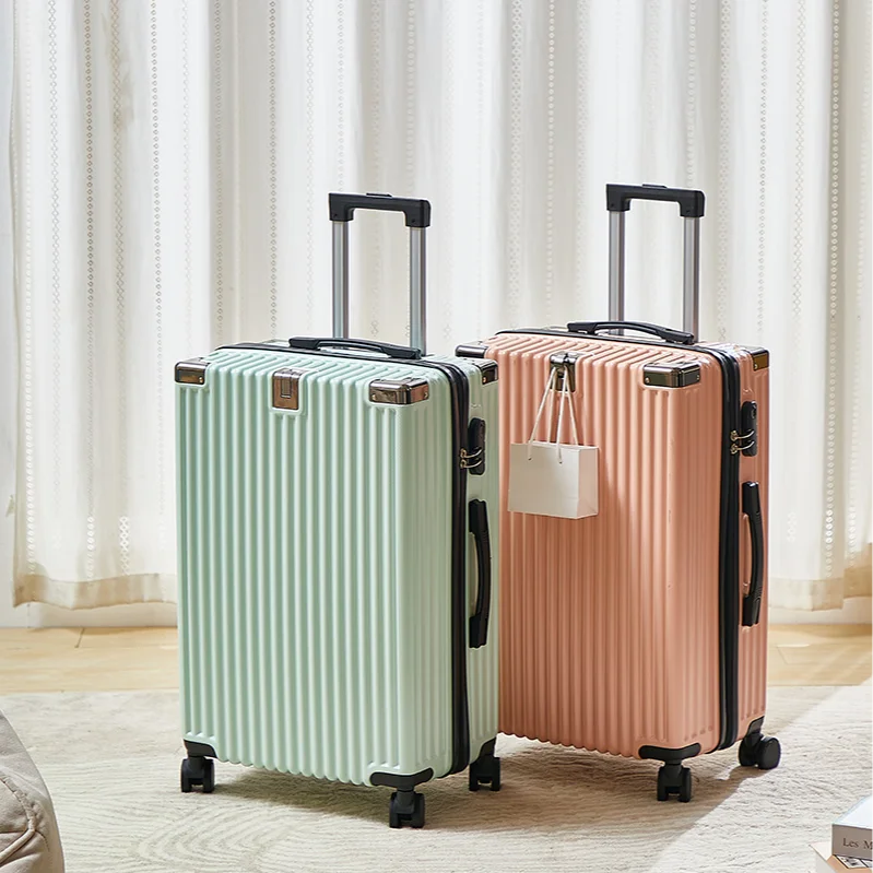 

New 2025 Women's Lage Carry-On Suitcase with Combination Lo Large Capaci 20 Inch Travel Bag Quiet Wheels