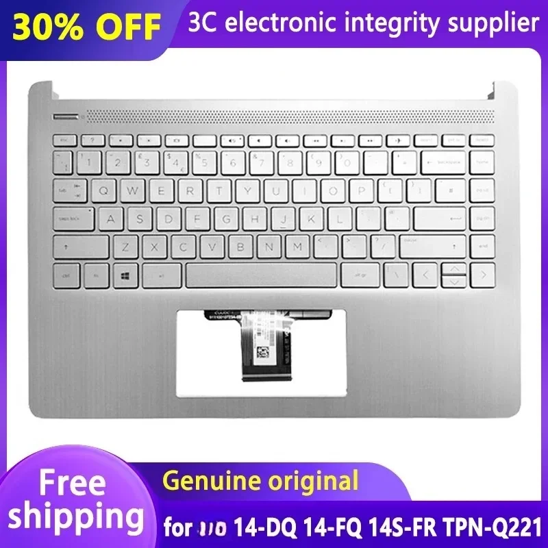 

Оригинальный новый для 14-DQ 14-FQ 14S-FR TPN-Q221 US RU клавиатура ноутбука упор для рук верхняя крышка сменный верхний чехол L88243-251