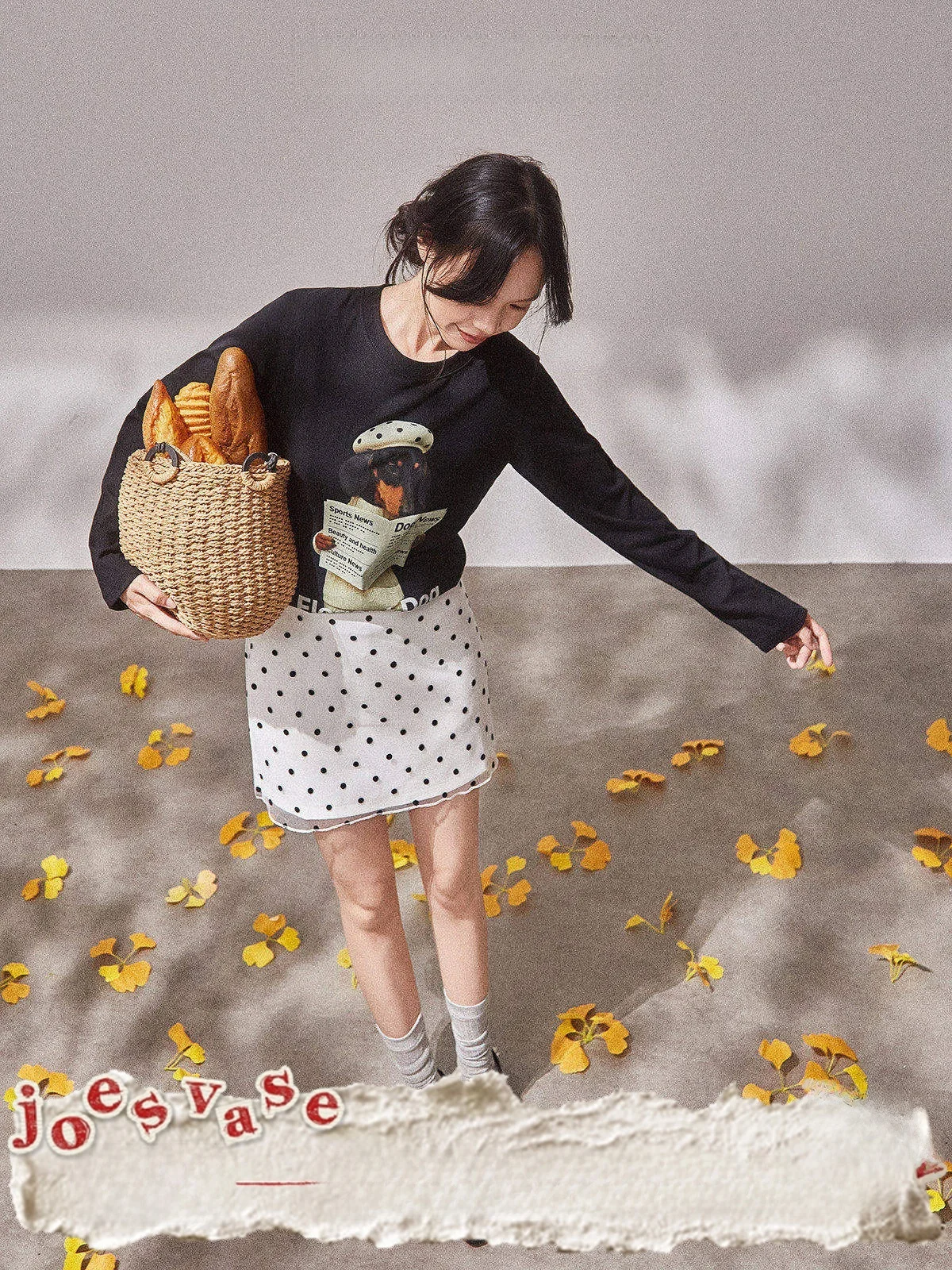 

Футболка с эффектом похудения и принтом, длинный рукав, женская, модная, осенняя новинка, винтажный стиль, приталенный крой от Yu Hua