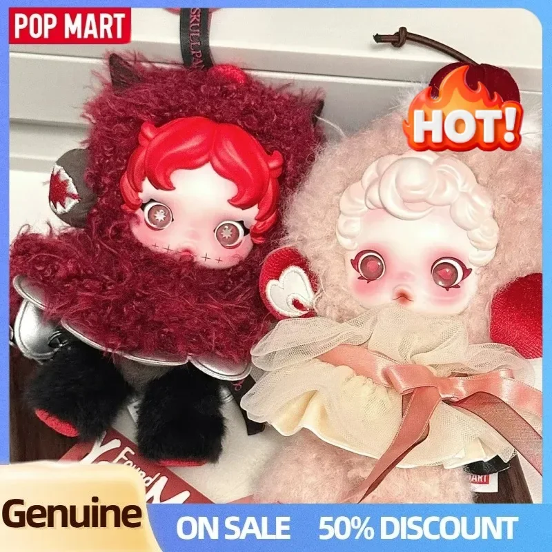 جديد أصيل Popmart Skullpanda لقد وجدتني! سلسلة صندوق أعمى دمية الفينيل لطيف قلادة ديكور اللعب مفاجأة هدية صندوق غامض #1