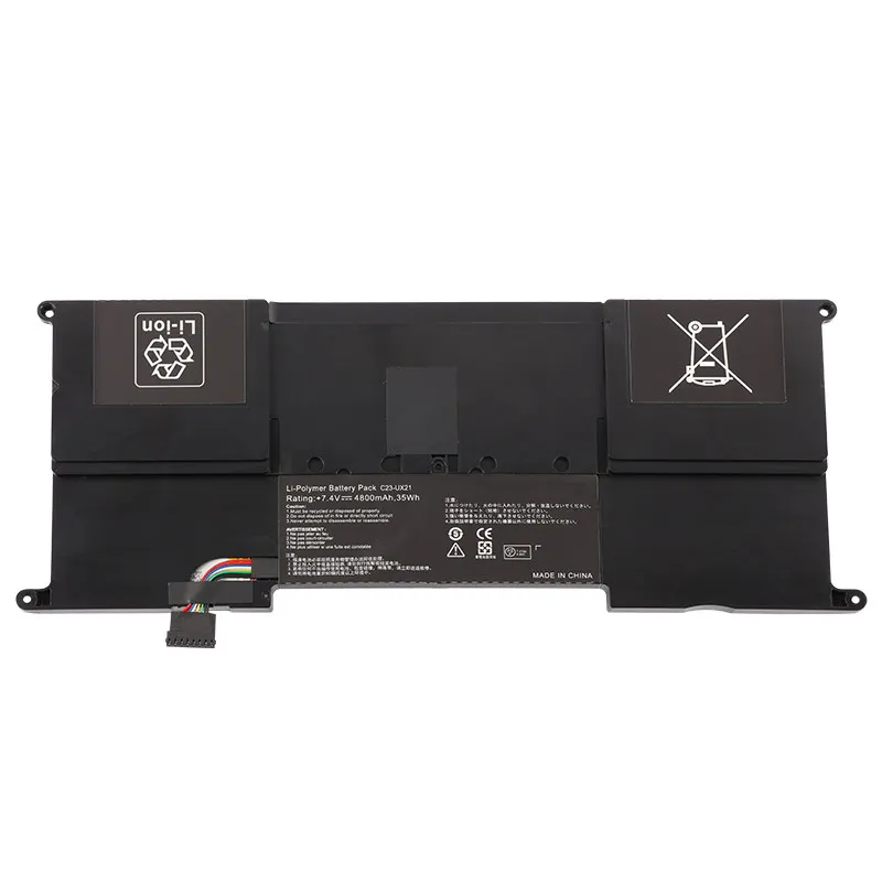 C23-UX21 Laptop Battery 7.4V 35Wh 4800mAh For ASUS Zenbook Ultrabook UX21 UX21A UX21E Series High Quality Replacement Battery