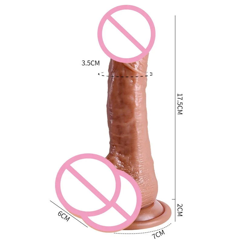 Realistic Dildos for Women Skin Sliding Foreskin Testicles Dildo Anal Vaginal Stimulation Strapon Big Penis Sex Toys for Woman