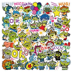 10/30/50pcs Disney Cartoon Toy Story Alien Graffiti Stickers Decals for Kids Toy DIY Diary Car Scrapbook Phone Cute Sticker Gift