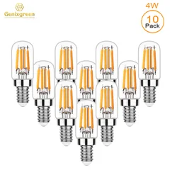 Retro Led Glühlampe 2W 4W T20 Rohr Mini Nachtlicht Kühlschrank Radio E12 E14 Ersatz Birne Keine flicker Dimmbare Lampen