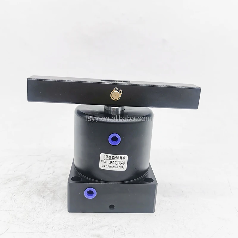 Double Acting Left / Right Rotation Pneumatic Cylinder SRC-63-D 63mm Bore Clamping Cylinder 90 Degree Angle Rotary Actuator