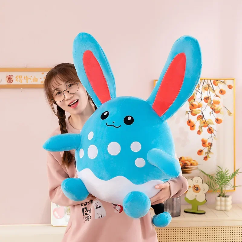 

25-70 см Pokemon Azumarill большая плюшевая игрушка аниме кукла милый гигантский Покемон милый мультфильм мягкая плюшевая подушка подарок для детей
