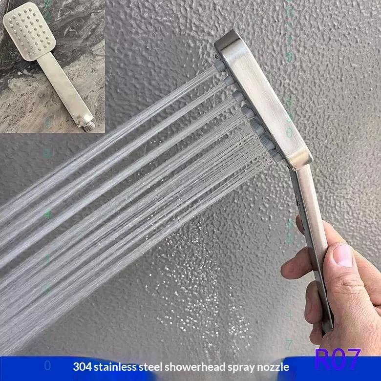 304 Stainless Steel Shower Head, Universal High Pressure Handheld Showerhead