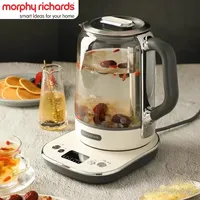 MORPHY RICHARDS Electric Kettle 1.7L Multifunction Health Kettle Tea Boiler Magnetic Suction Time Temperature Adjustable MR6088