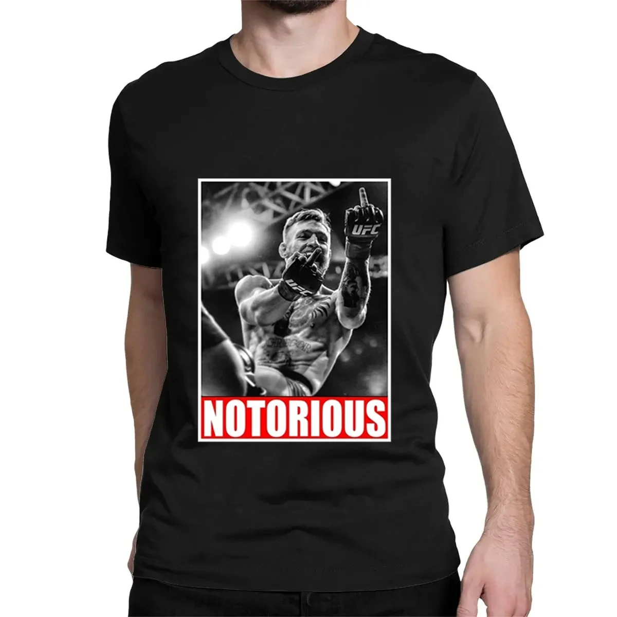 T-shirt Funny Design Black Fashion Streetwear Tee Conor McGregor Notorious Men Fan Cool Shirt Homme Funny T Shirts shirts