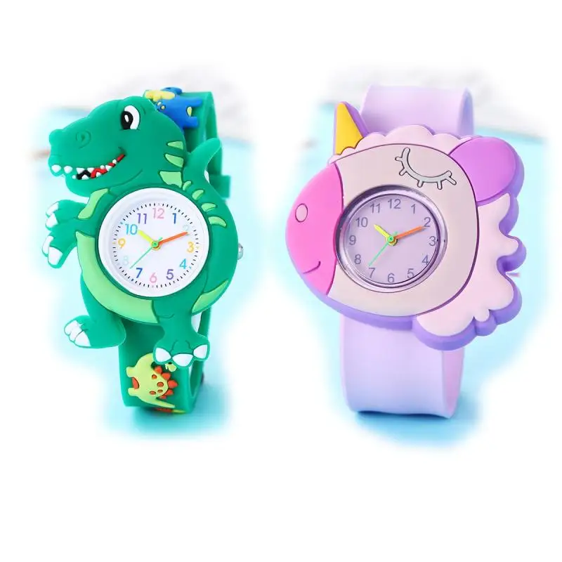 

Милые часы для мальчиков и девочек, кои для девочек, динозавры для мальчиков, приятные для кожи подарки для детей