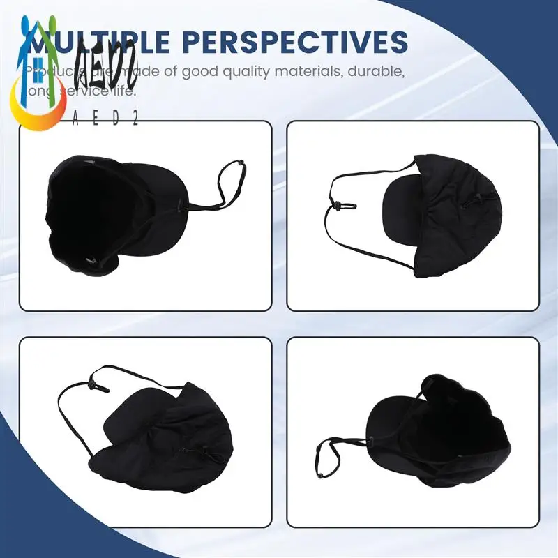 AED2-Chaussures d'hiver imperméables Casquette de baseball à oreillettes doublée de polyester chaud