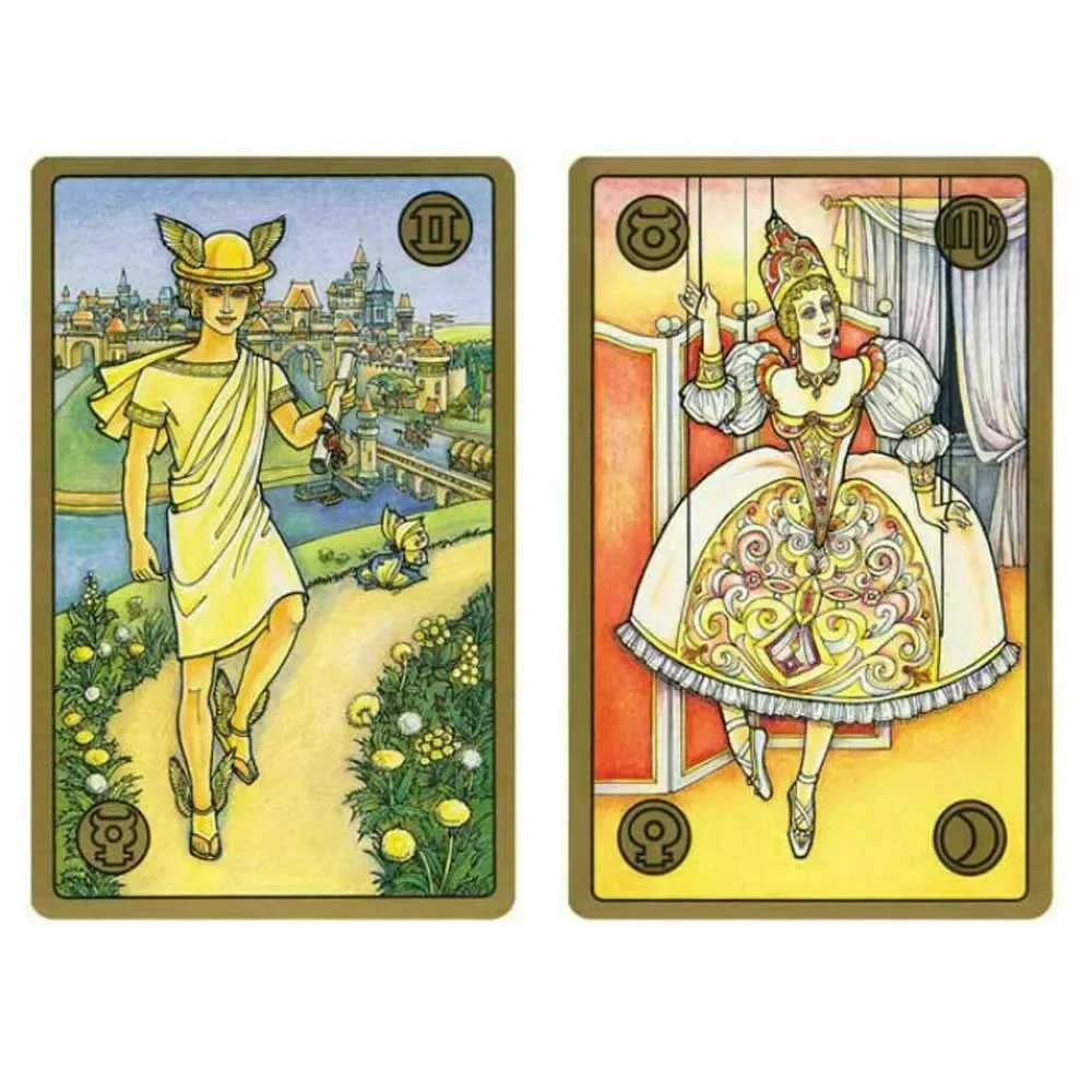 Schnelle Schiff Tarot karten von Symbol on Deck Englisch Tarot niedlichen Gummibärchen PDF Reiseführer für den persönlichen Gebrauch