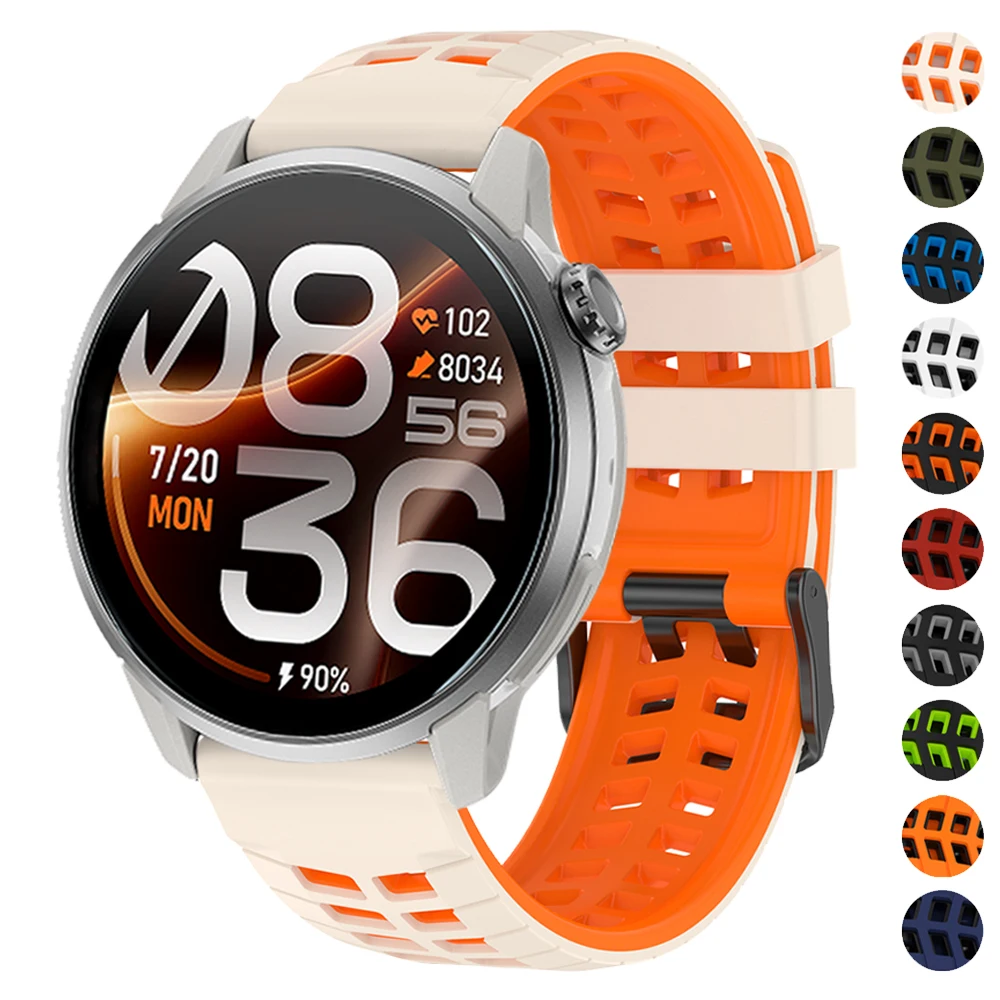 22mm Silicone Watch Strap For COROS PACE 4Pro/APEX 4 42mm Sport Bracelet Belt For COROS PACE 3 4 APEX PRO/2Pro 46MM Replace Band