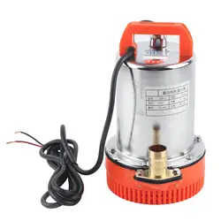 DC 12V Submersible Pump for Garden Irrigation and Agriculture, Copper Electric Household Water Pump