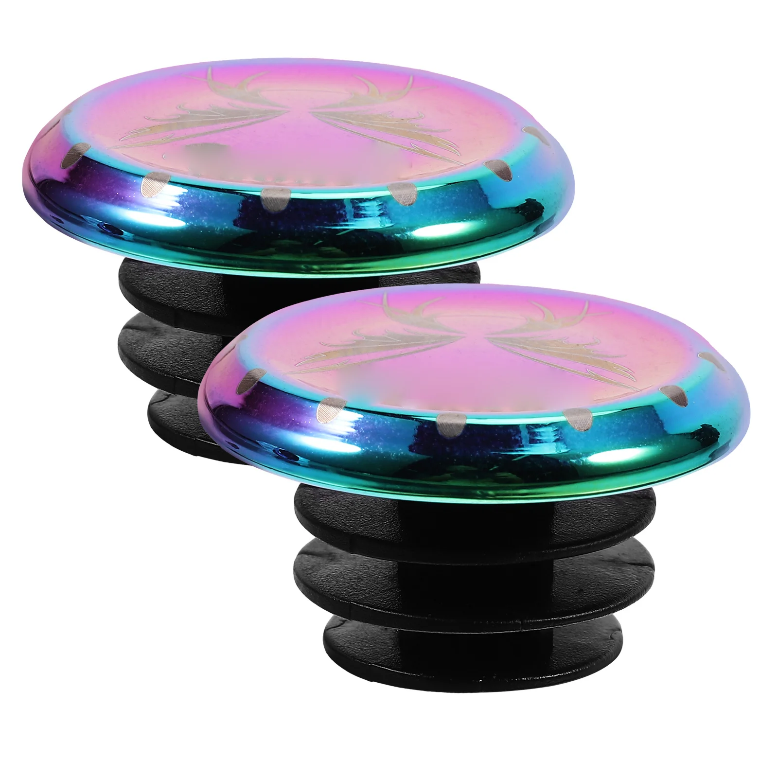 

2Pcs Aluminum Alloy Handlebar End Plugs Durable Lightweight Road Mountain Bike Bar Ends Cycling Accessories Caps