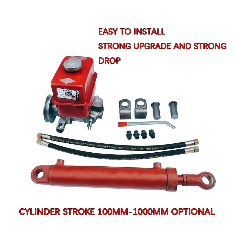 Two-Way Hydraulic Oil Pump for Log Splitter, Modified Hydraulic Pump 250MM Stroke for Wood Processing Press