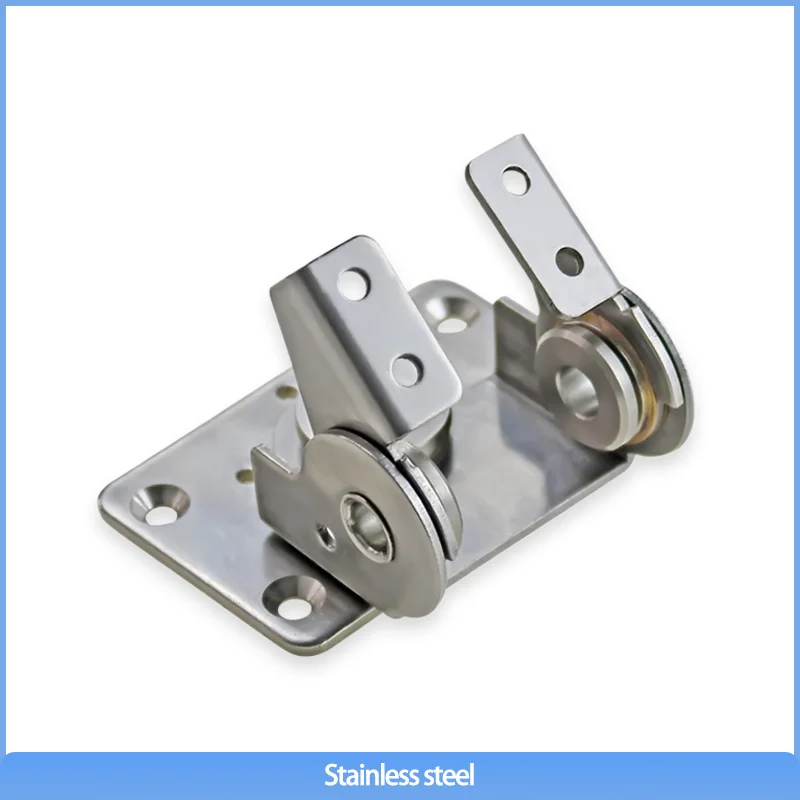 304 Stainless Steel Adjustable Positioning Rotating Tilting Torque Hinge with Dual Axes for Industrial Use
