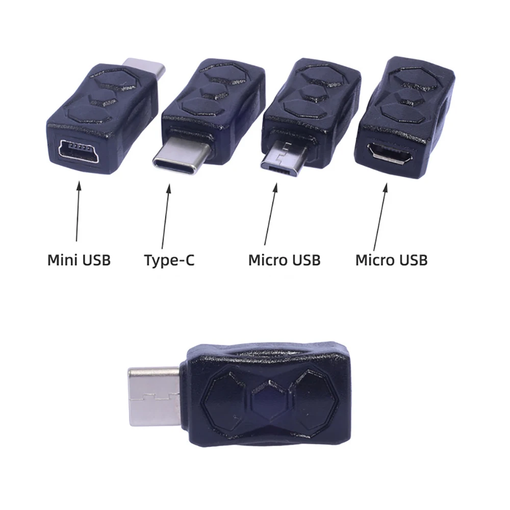 1 Pack Mini-USB Female to USBC Male Adapter USB Mini USB-C