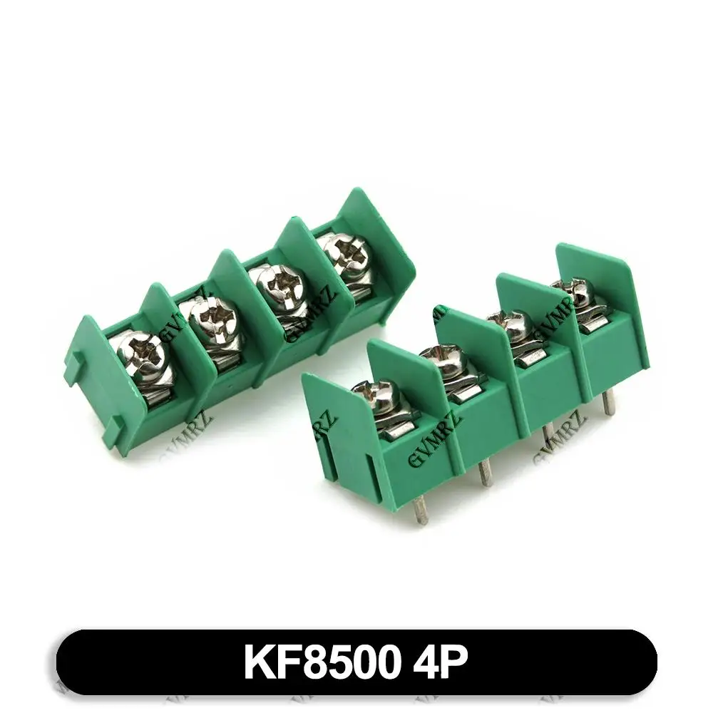 5PCS 2P 3P 4P KF8500 8.5 Wiring Terminal Barrier Type 8.5mm Pitch Power Holder Splicable Pin 2PIN 3PIN 4PIN 8.5mm