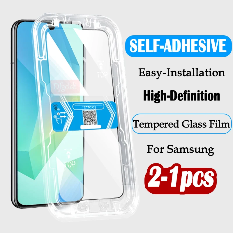 

3D One-key Lnstallation Clear HD Tempered Glass For Samsung Galaxy A16 A06 A15 A05 A05S A14 A04 A13 A22 A31 A30 Screen Protector
