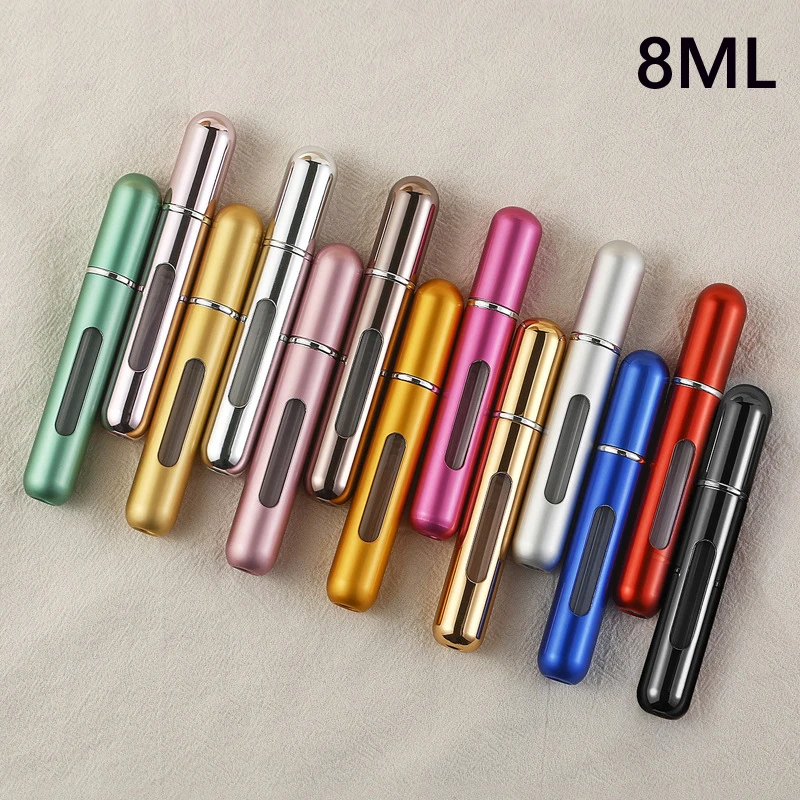 5/10/20/30/50 Pz 5 ml 8 ml Bottiglia di Profumo Spray di Viaggio Portatile Mini Riutilizzabile Atomizzatore di Profumo Con Profumo Vuoto Accessori Strumento