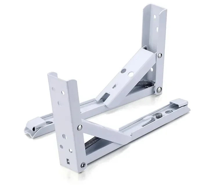 2PCS Triangle Folding Angle Bracket Heavy Support Adjustable Wall Mounted Bench Table Shelf Bracket Furniture Hardware