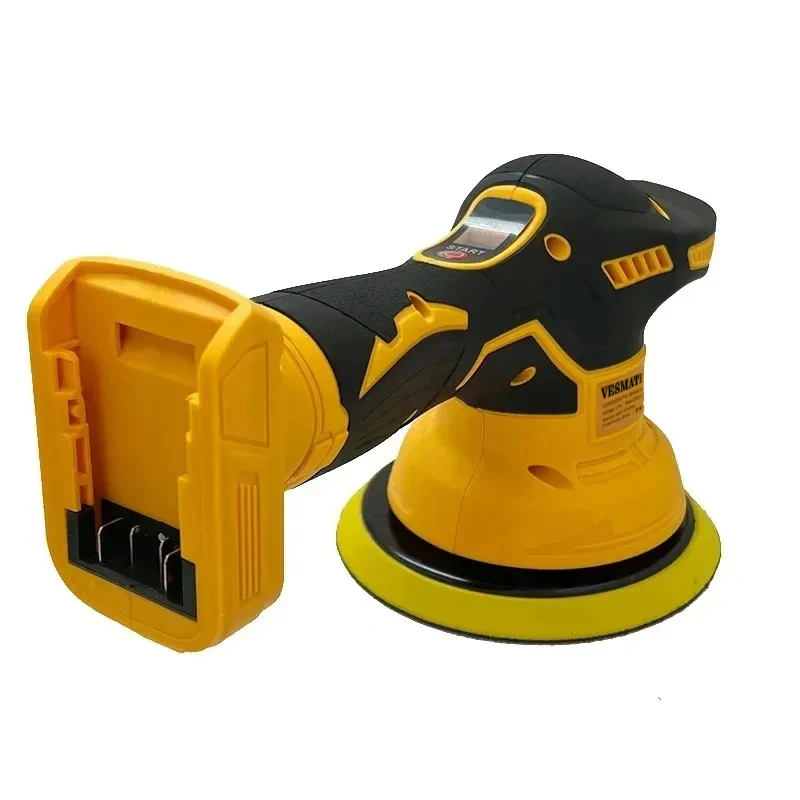 8 Gears VESMATITY Digital Display Cordless Car Polisher Electric Polisher Auto Waxing Machine for DeWALT Tool Max System view 5