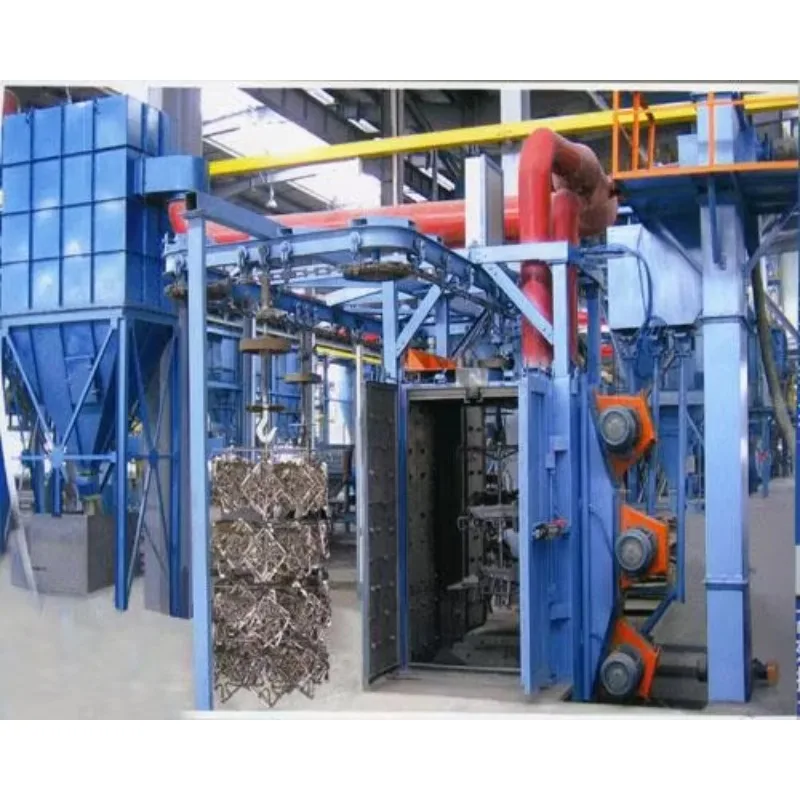 Industrial Shot Blasting Machine with Abrasive Recycling Loop Environmental Protection Cost Savings Resistance Improvement