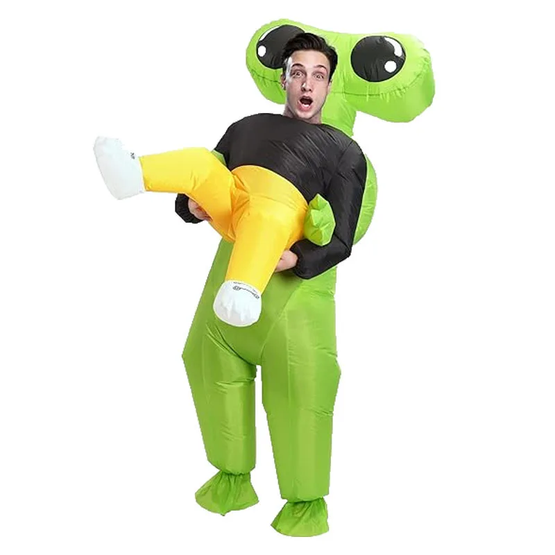 Big Alien Stage Cosplay Costume Inflatable Suit for Adult Kids Halloween Party Air Blow Up Clothes Funny Party Atmosphere Props